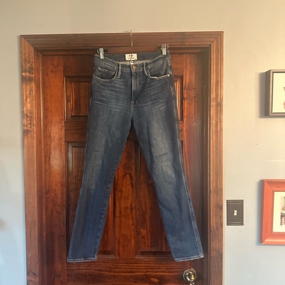 Frame Denim Denim - Frame x Goop Denim Classic Blue Jeans